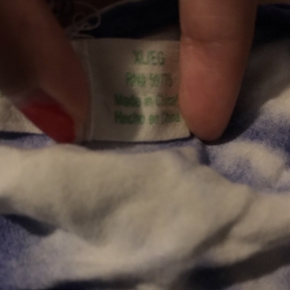 Blue and white tie dye tank - Picture 3 of 3